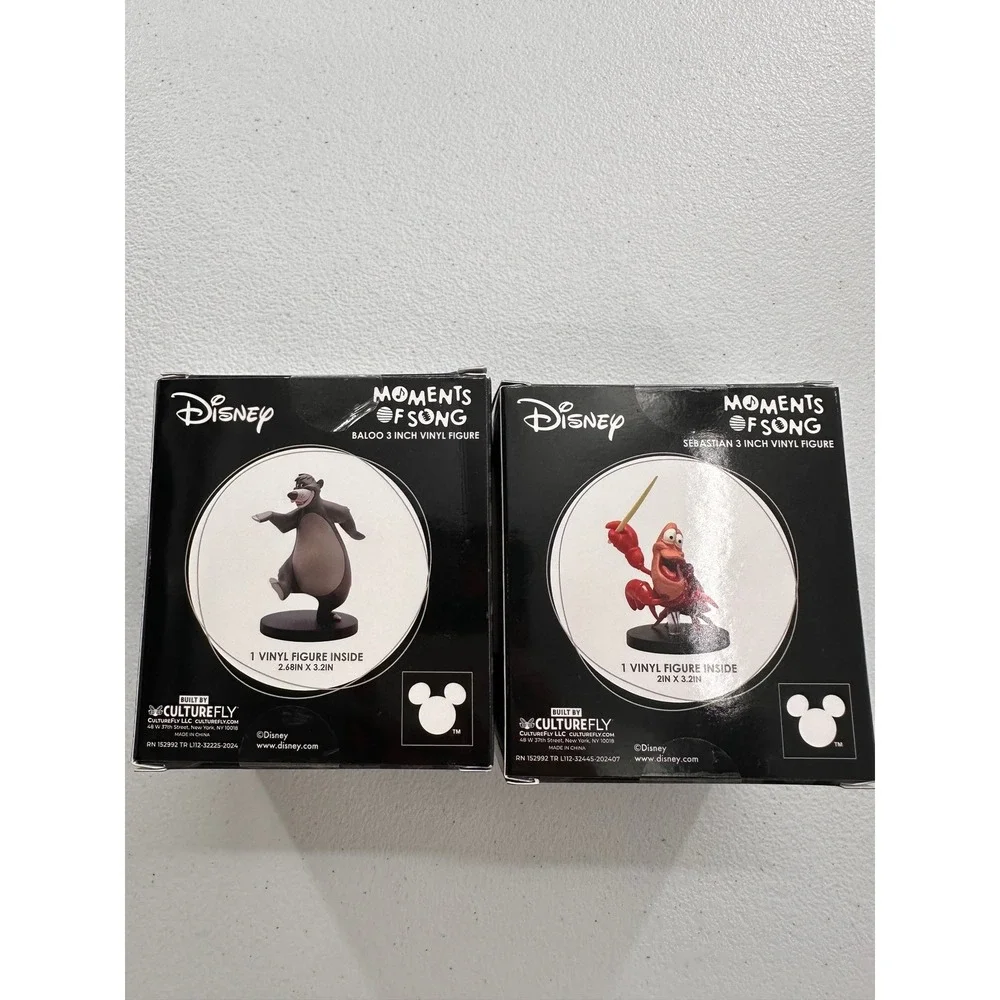 Disney CultureFly Moments of Song Sebastian Baloo 3 Inch Vinyl Figure Set 2 Pack